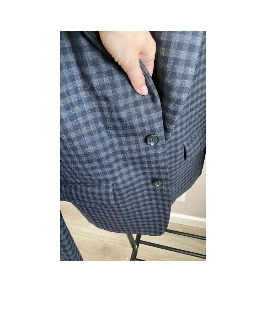 MAISON MARGIELA Серый шерстяной жакет/пиджак, фото 4