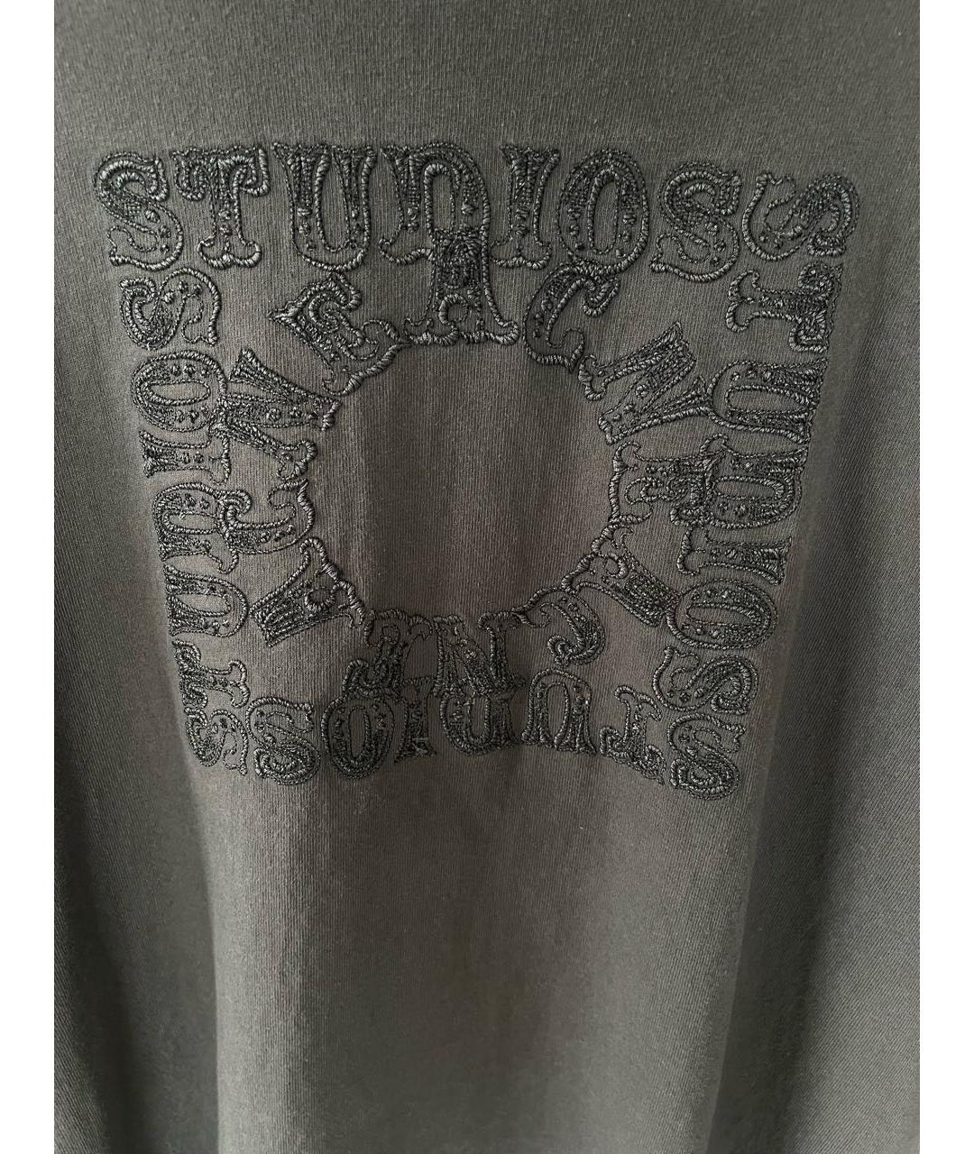 ACNE STUDIOS Антрацитовая футболка, фото 3