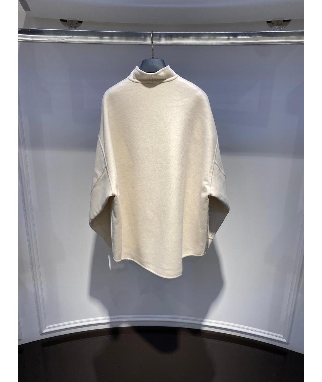 CHRISTIAN DIOR Белое шерстяное пальто, фото 3