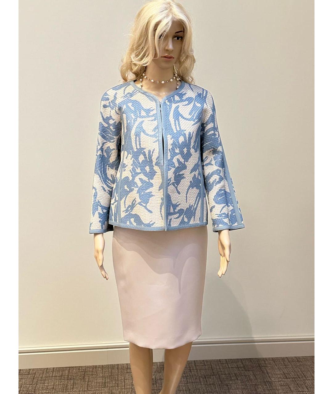 ARMANI COLLEZIONI Серый кожаный жакет/пиджак, фото 4