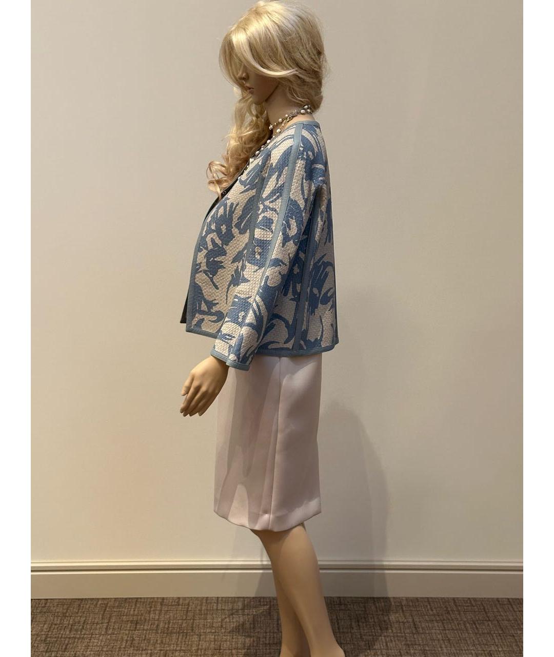 ARMANI COLLEZIONI Серый кожаный жакет/пиджак, фото 6