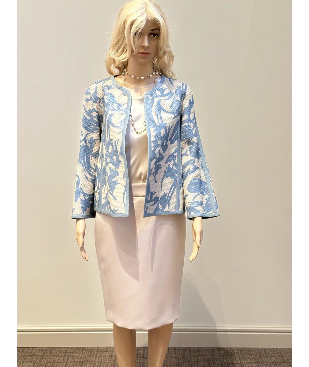 ARMANI COLLEZIONI Серый кожаный жакет/пиджак, фото 5