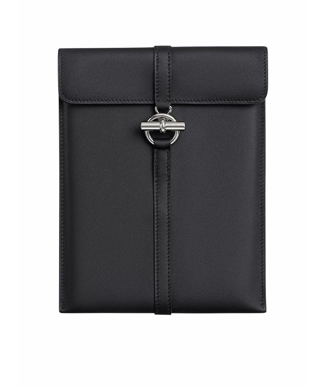 HERMES Темно-синяя кожаная сумка через плечо, фото 1