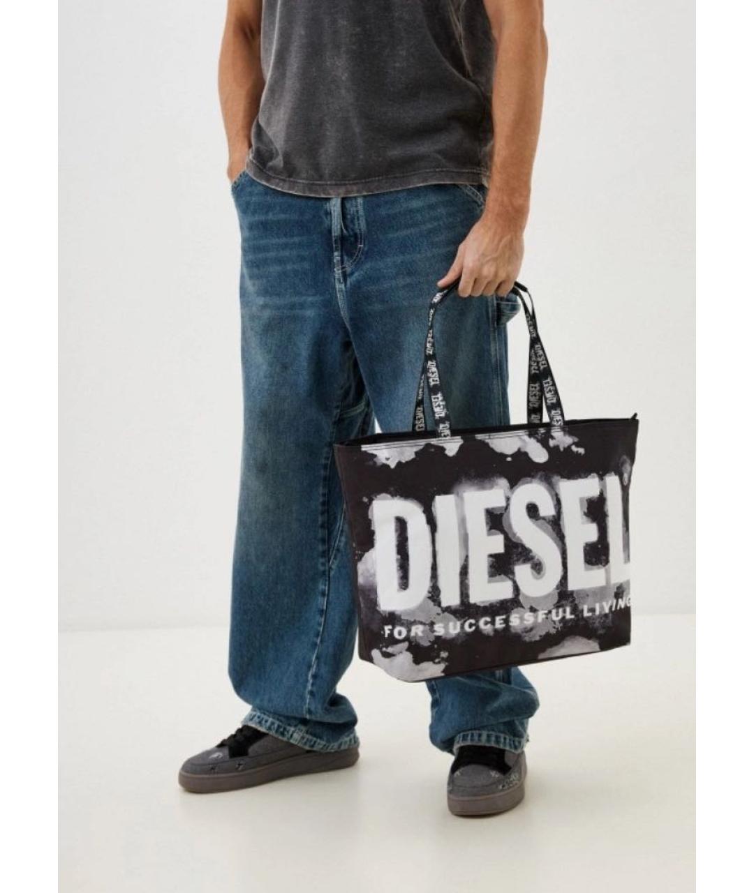 DIESEL Черная сумка тоут, фото 4