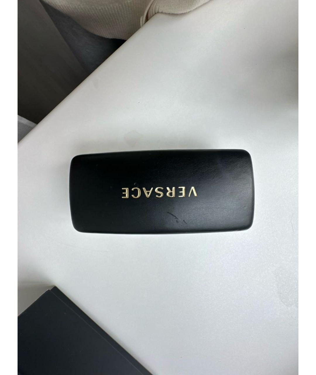 VERSACE Белые пластиковые солнцезащитные очки, фото 5