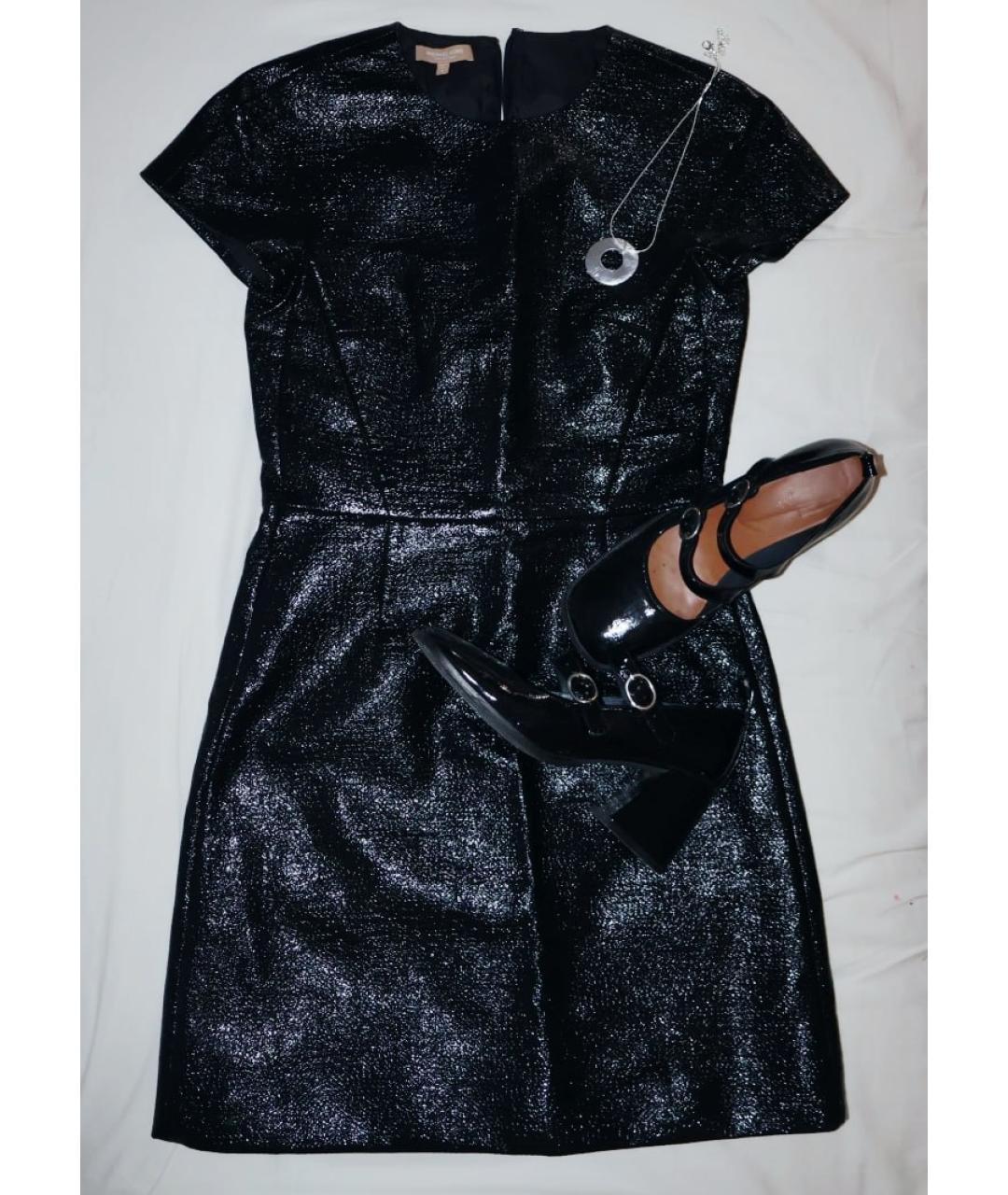 MICHAEL KORS Черное хлопковое вечернее платье, фото 7