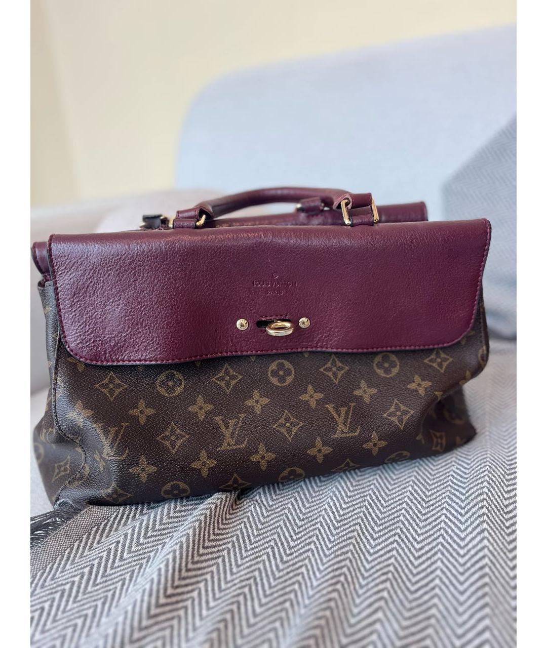 LOUIS VUITTON Коричневая сумка с короткими ручками, фото 2