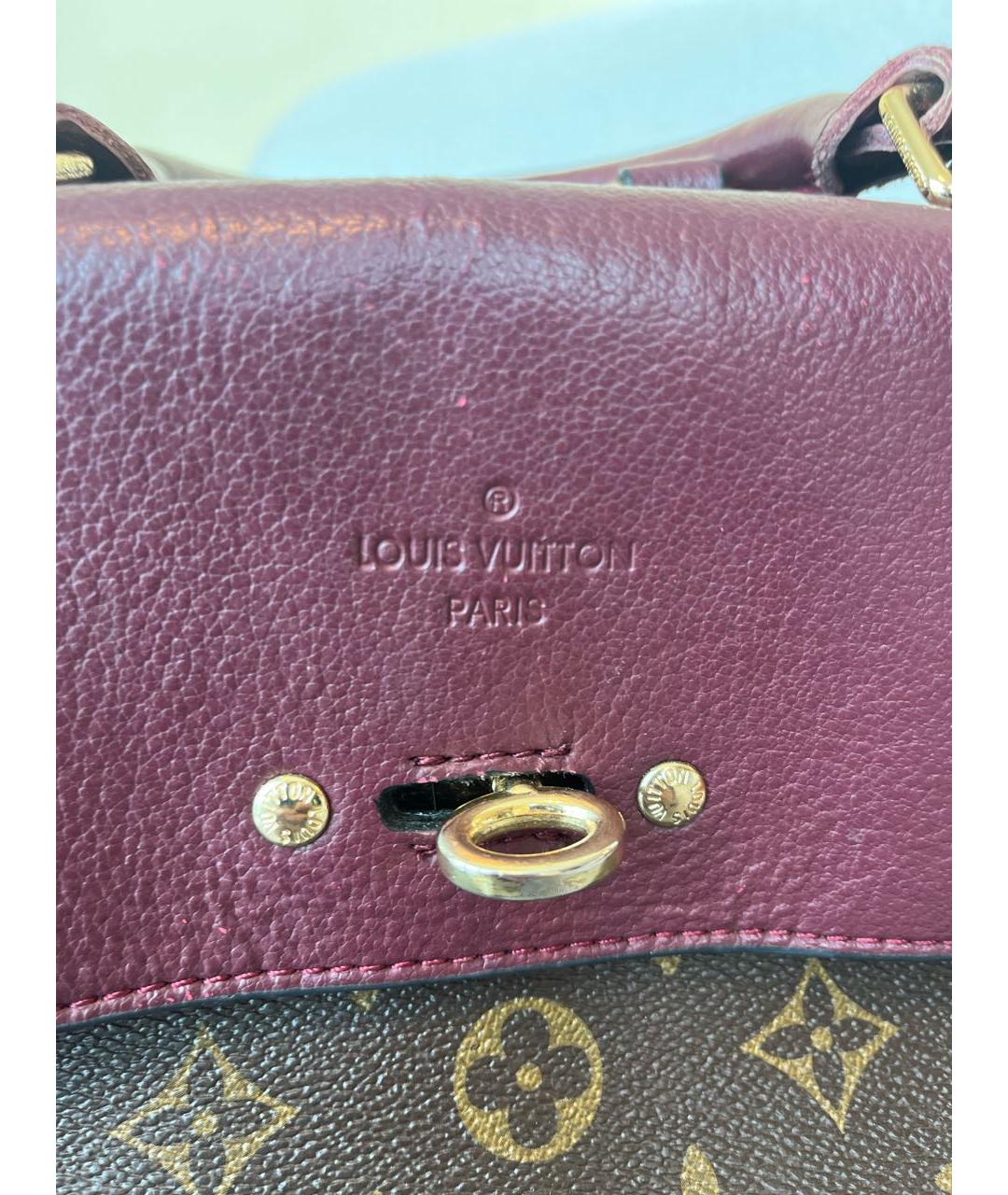LOUIS VUITTON Коричневая сумка с короткими ручками, фото 3