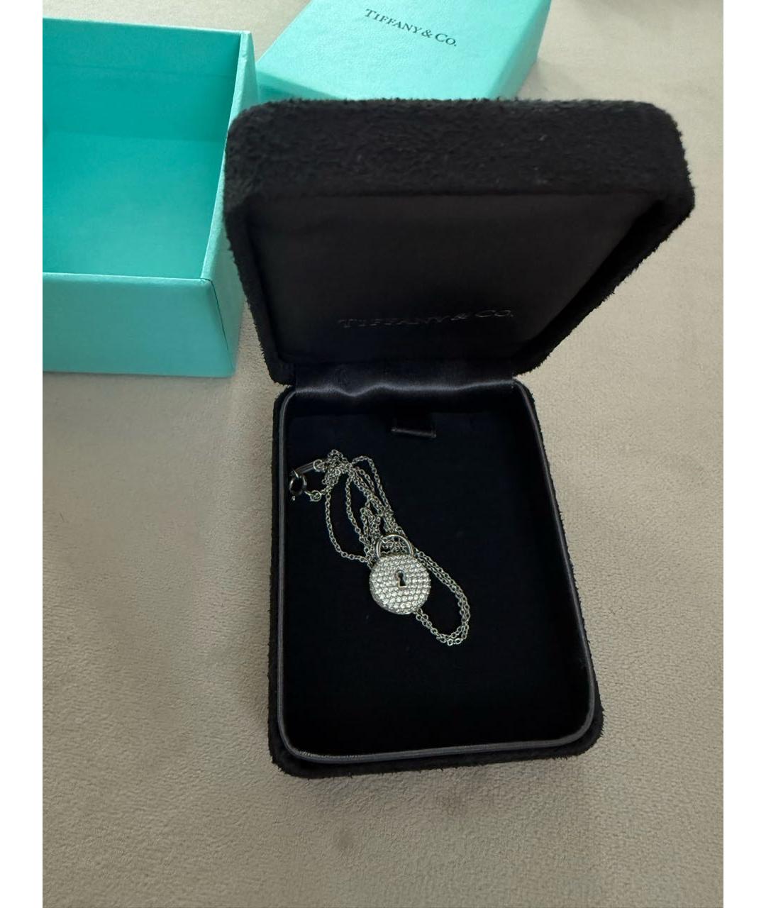 TIFFANY&CO Белый кулон из белого золота, фото 5