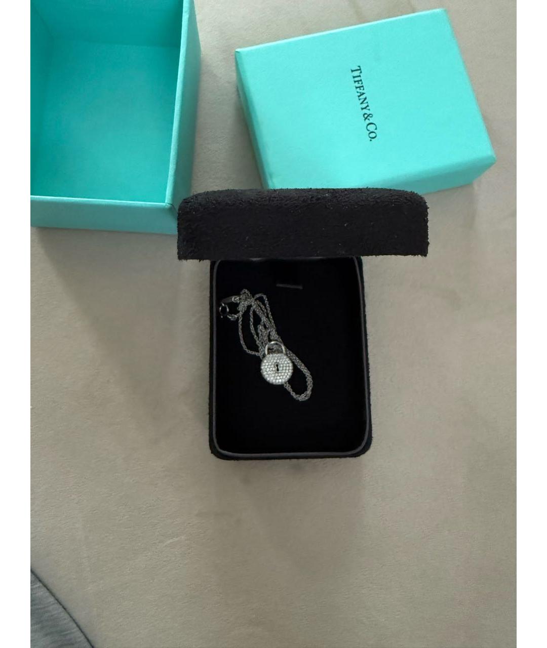 TIFFANY&CO Белый кулон из белого золота, фото 3
