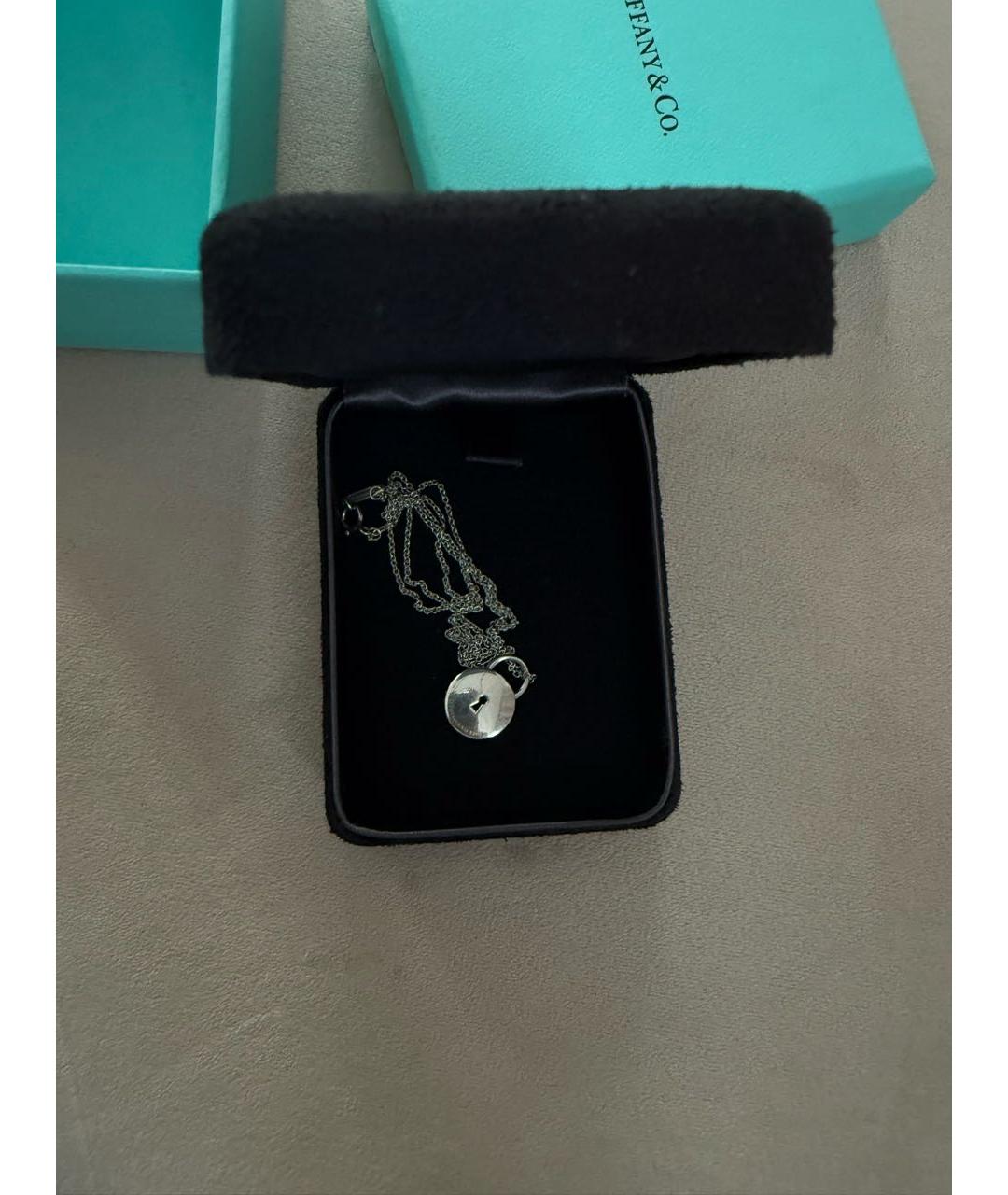 TIFFANY&CO Белый кулон из белого золота, фото 2