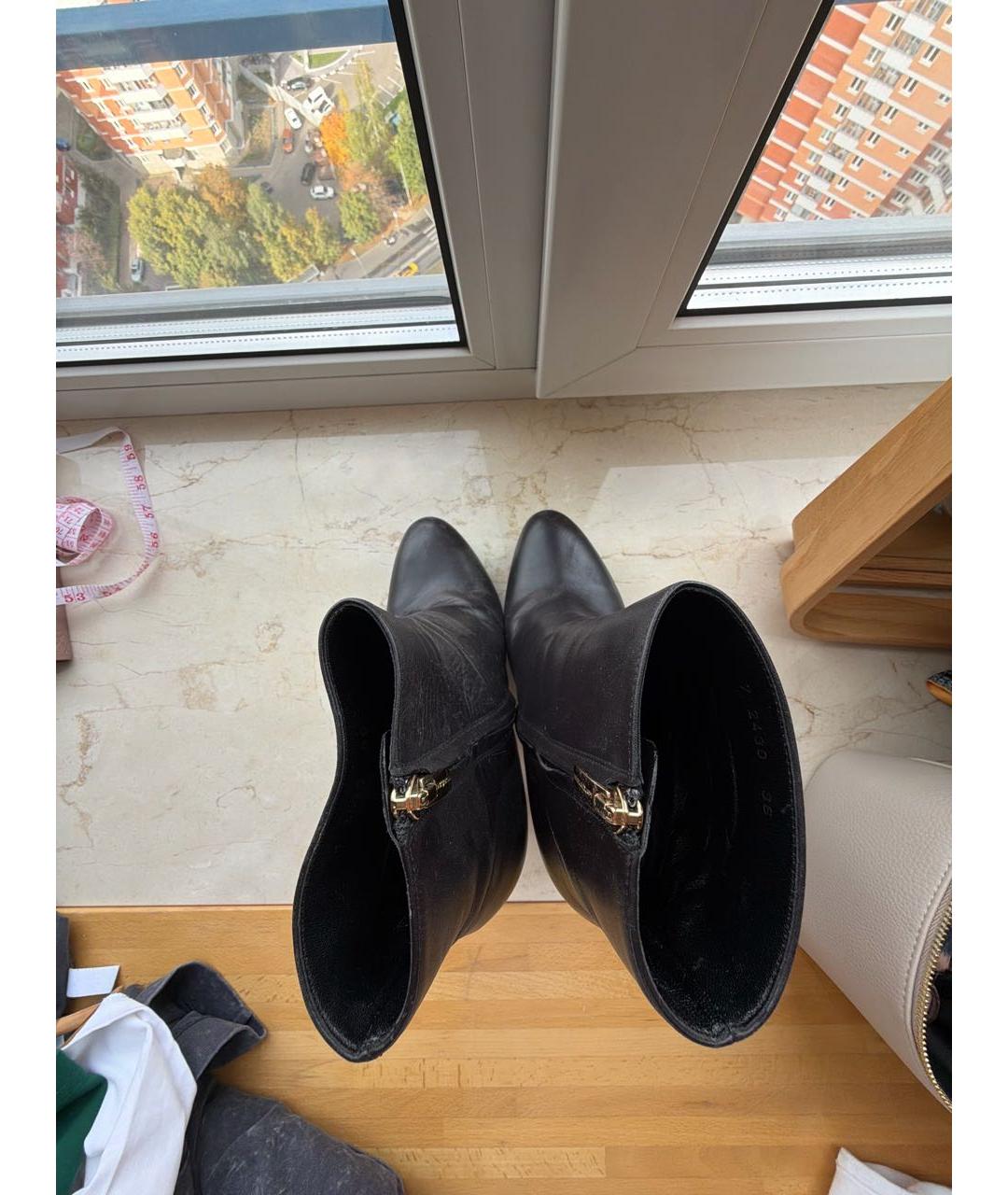 GIANVITO ROSSI Черные кожаные туфли, фото 3