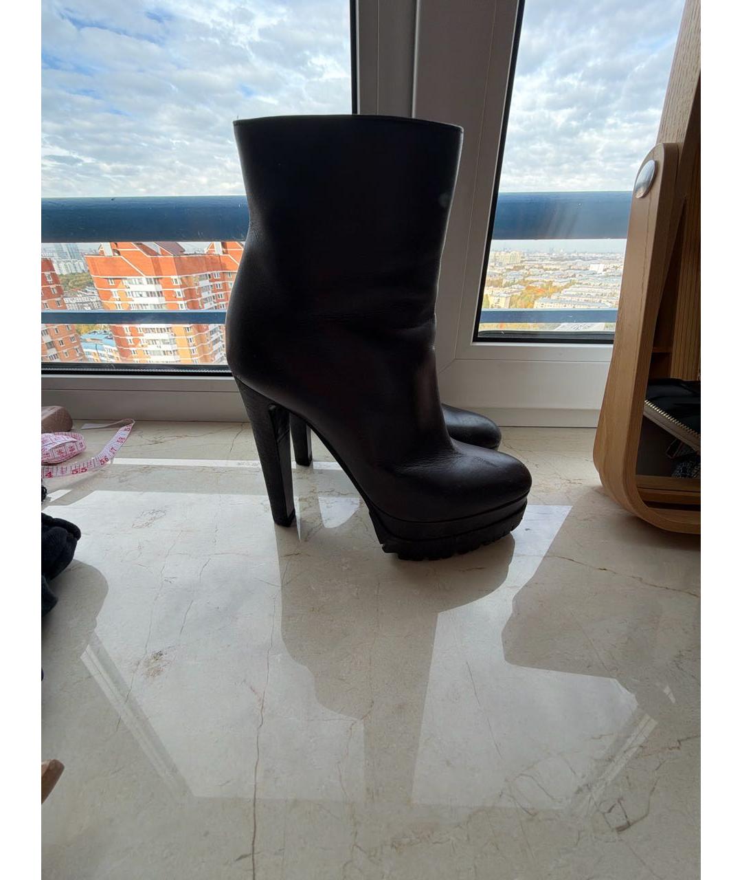 GIANVITO ROSSI Черные кожаные туфли, фото 5
