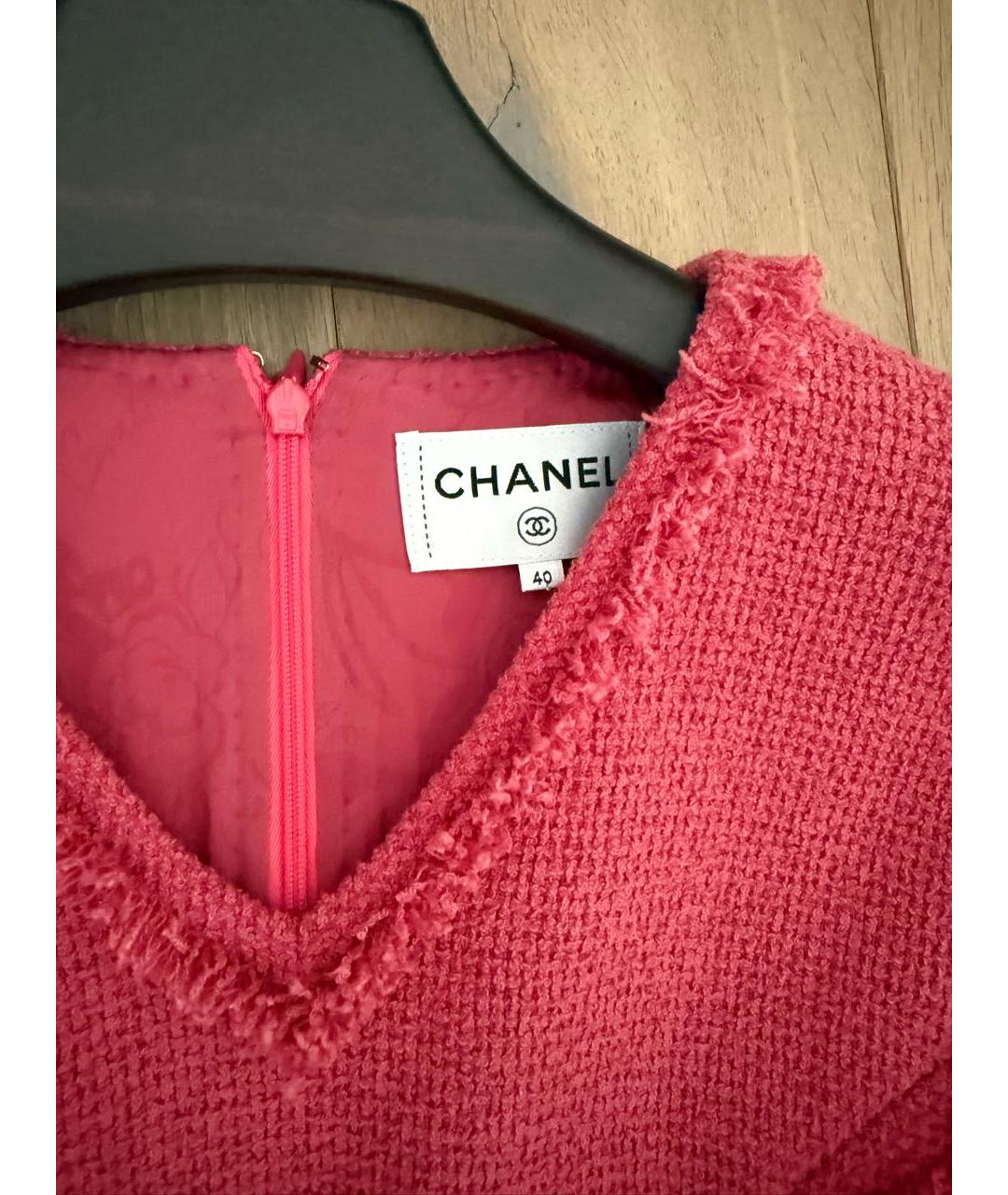 CHANEL Розовое коктейльное платье, фото 3