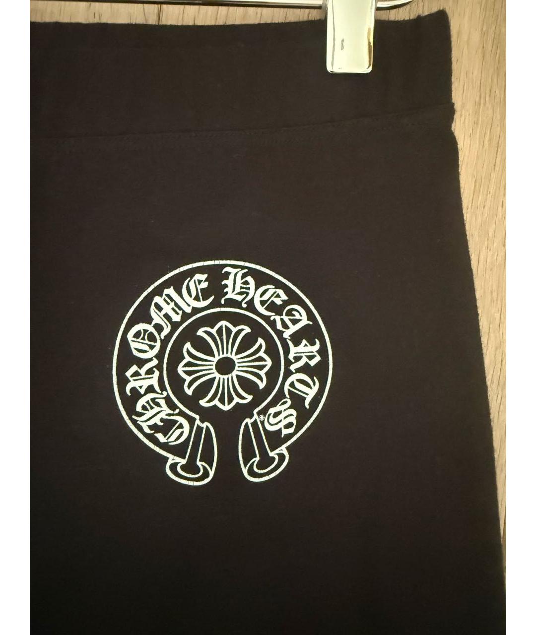 CHROME HEARTS Черные спортивные брюки и шорты, фото 2