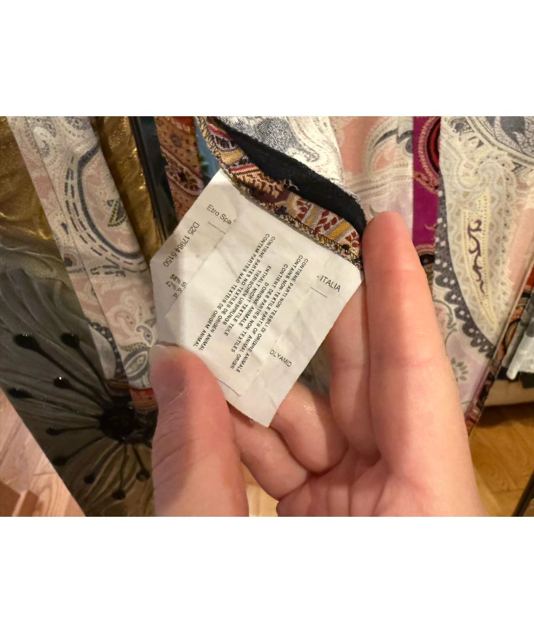 ETRO Мульти повседневное платье, фото 5