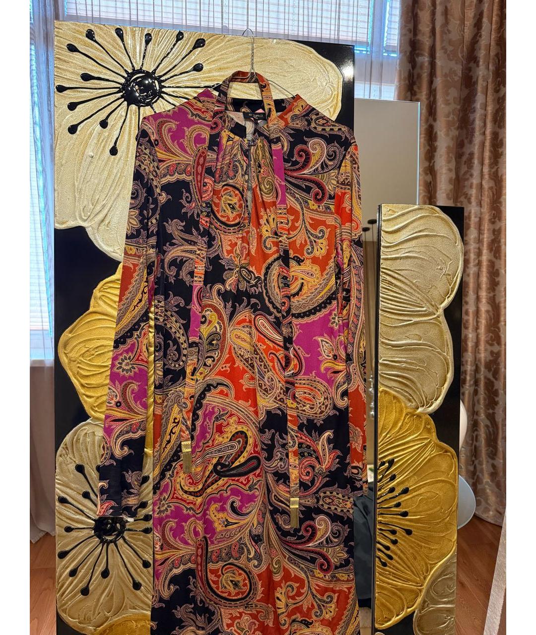 ETRO Мульти повседневное платье, фото 8