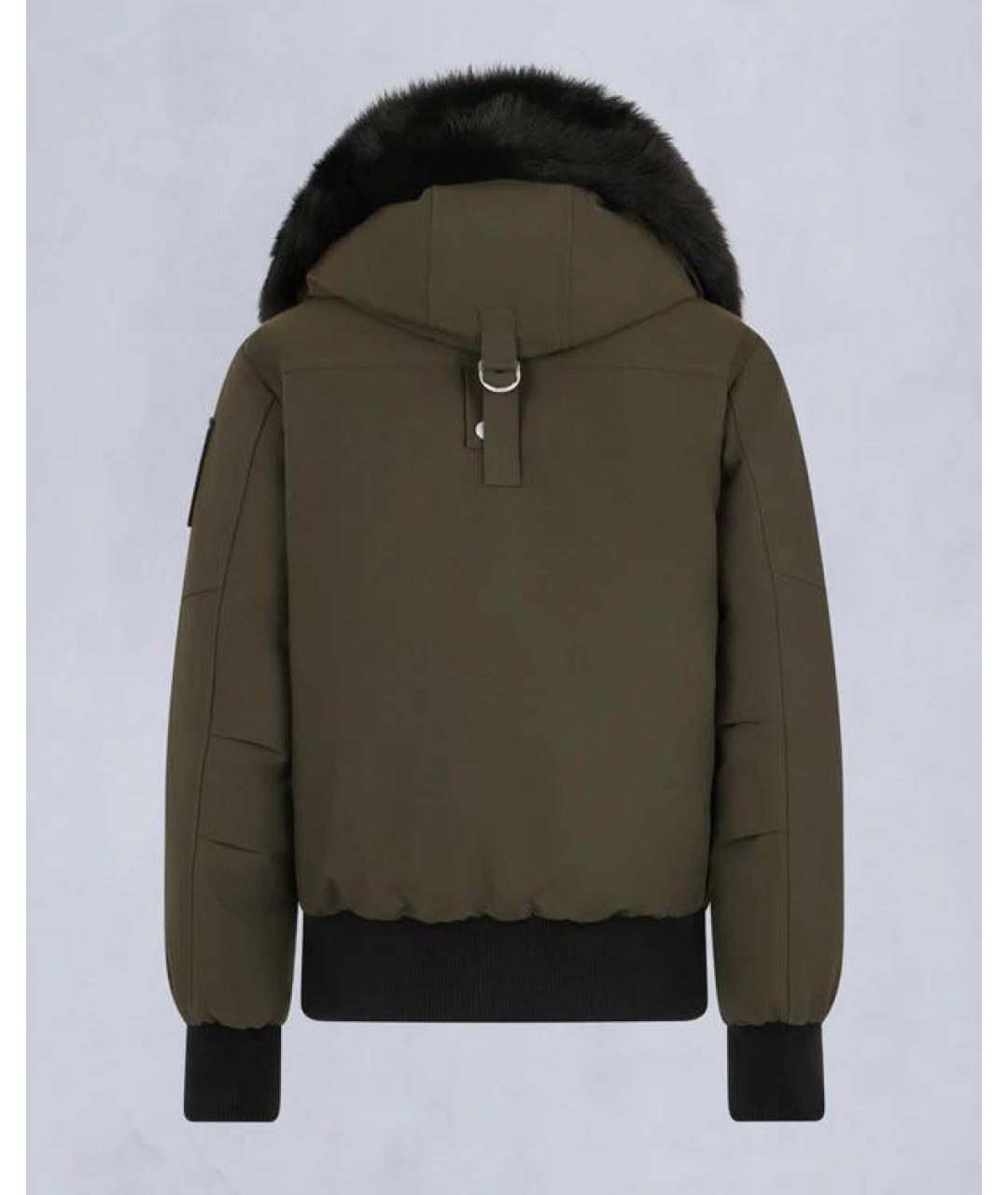 MOOSE KNUCKLES Хаки хлопковый пуховик, фото 2