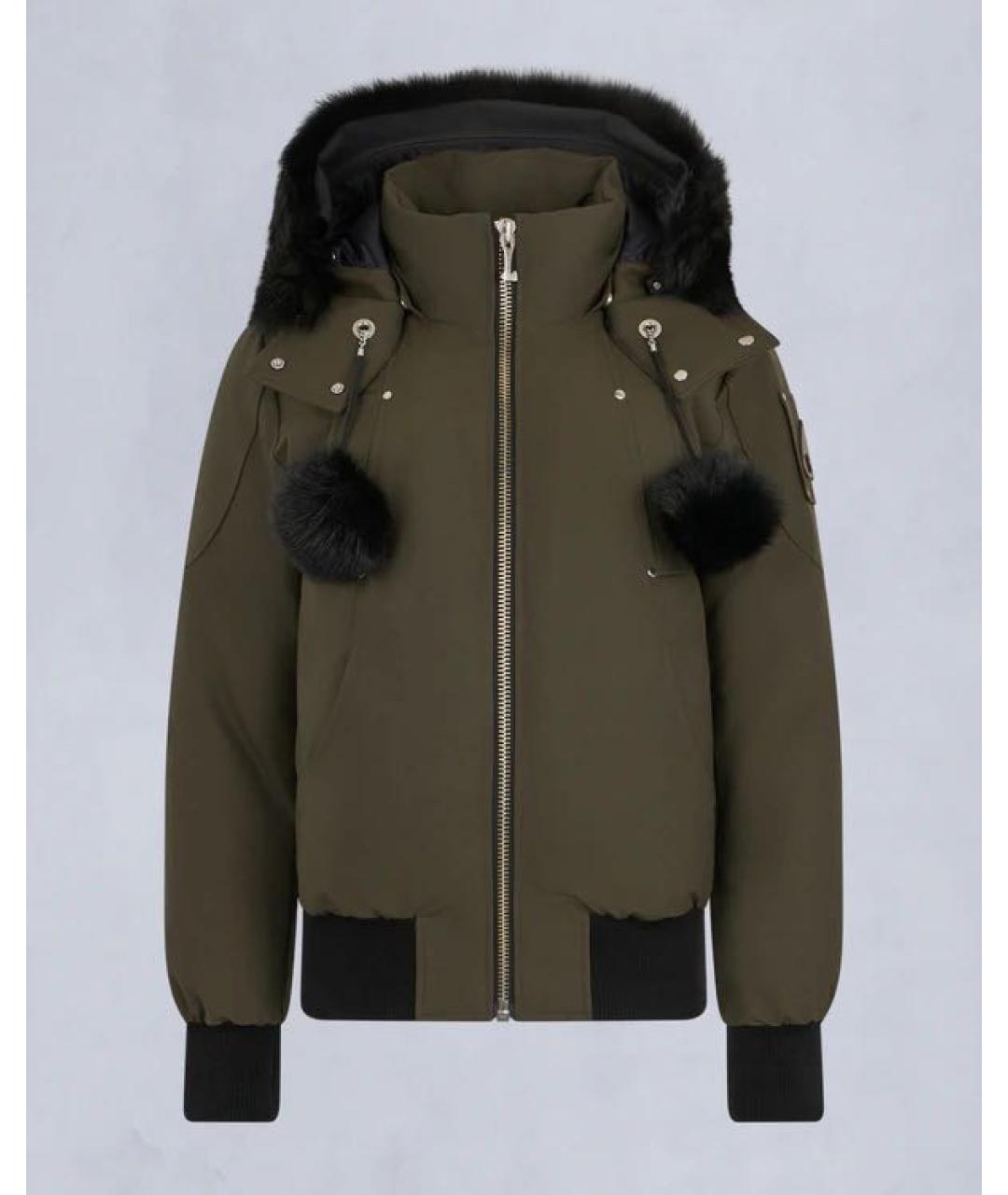 MOOSE KNUCKLES Хаки хлопковый пуховик, фото 9