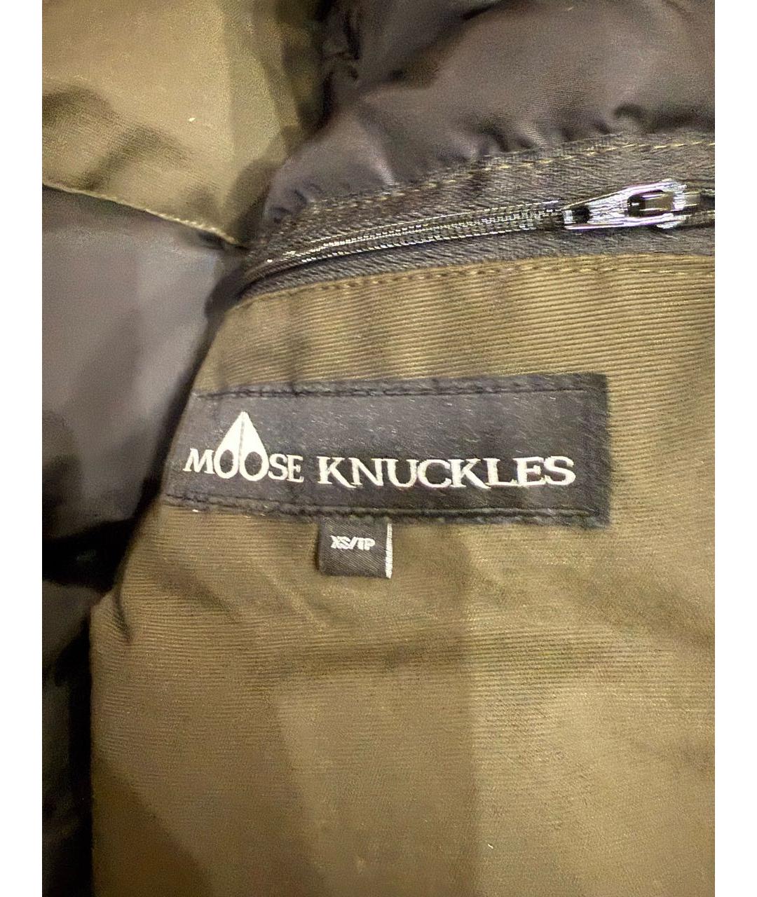 MOOSE KNUCKLES Хаки хлопковый пуховик, фото 5