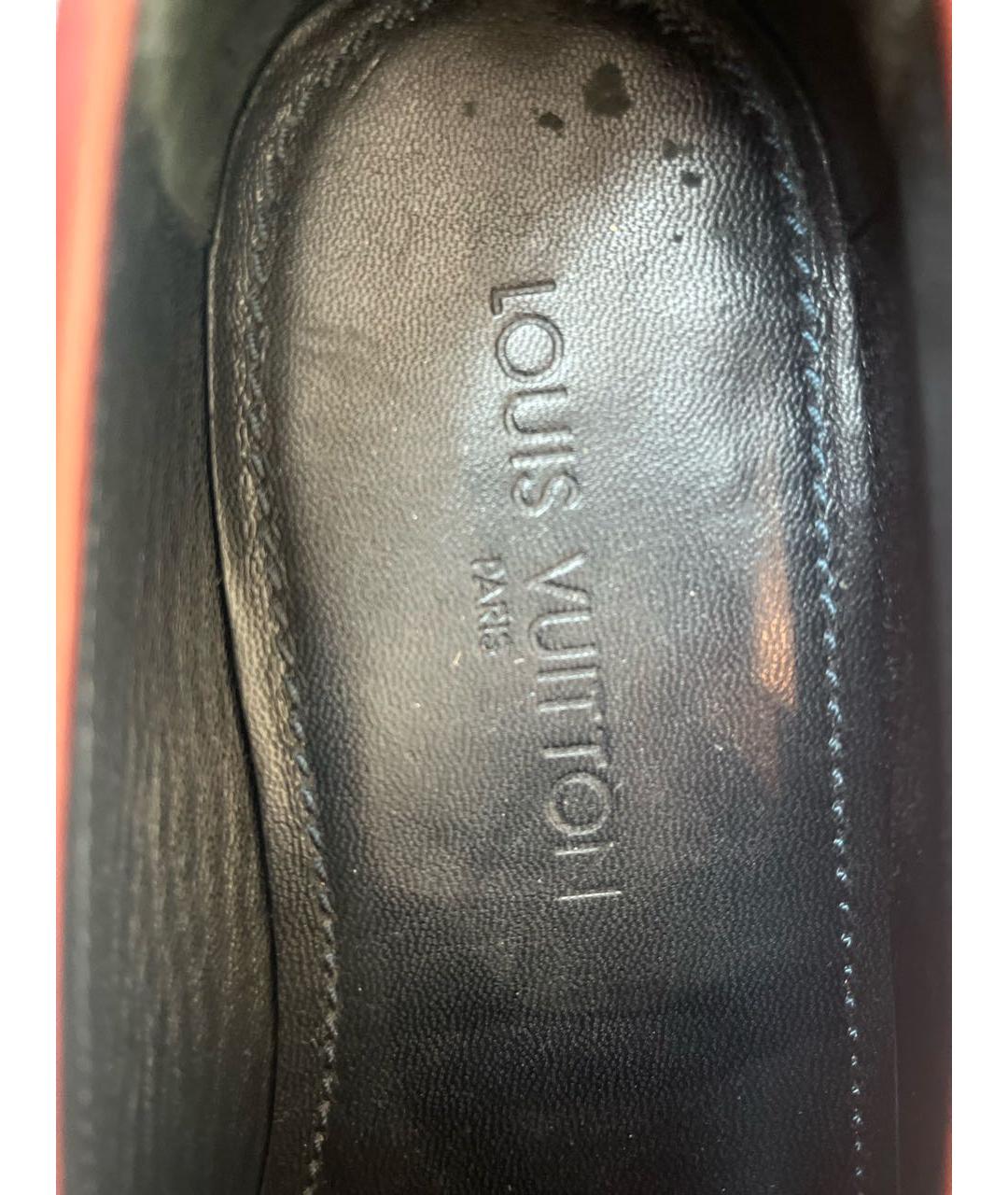 LOUIS VUITTON Белые кожаные лоферы, фото 5