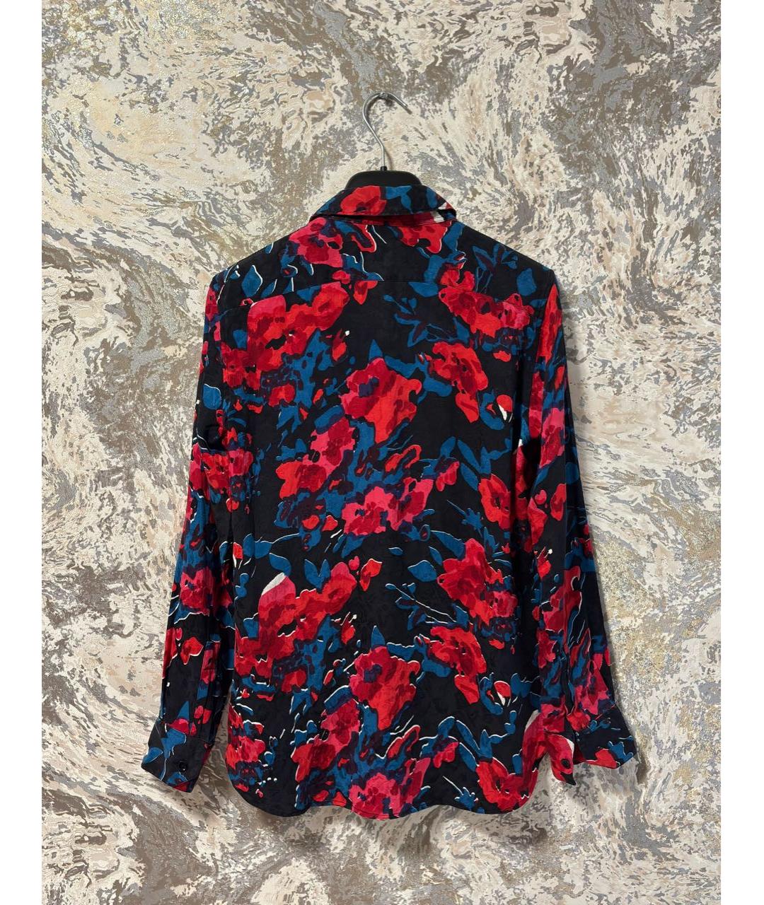 SAINT LAURENT Черная шелковая рубашка, фото 3