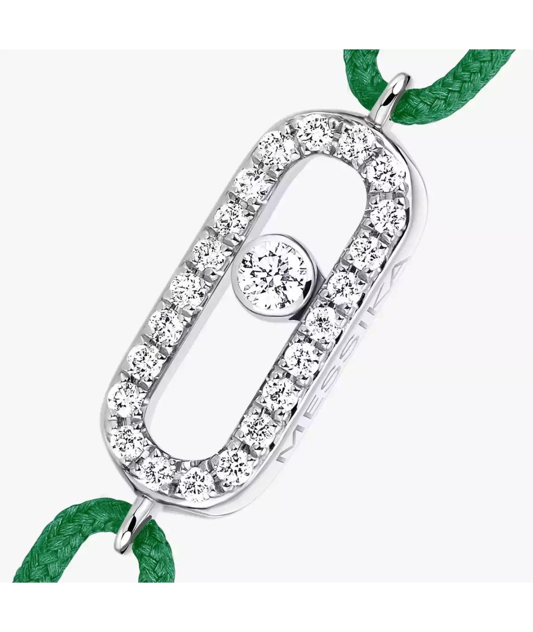 MESSIKA Зеленый браслет из белого золота, фото 4