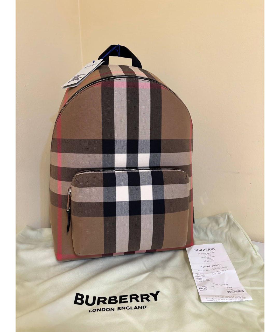 BURBERRY Бежевый рюкзак, фото 9