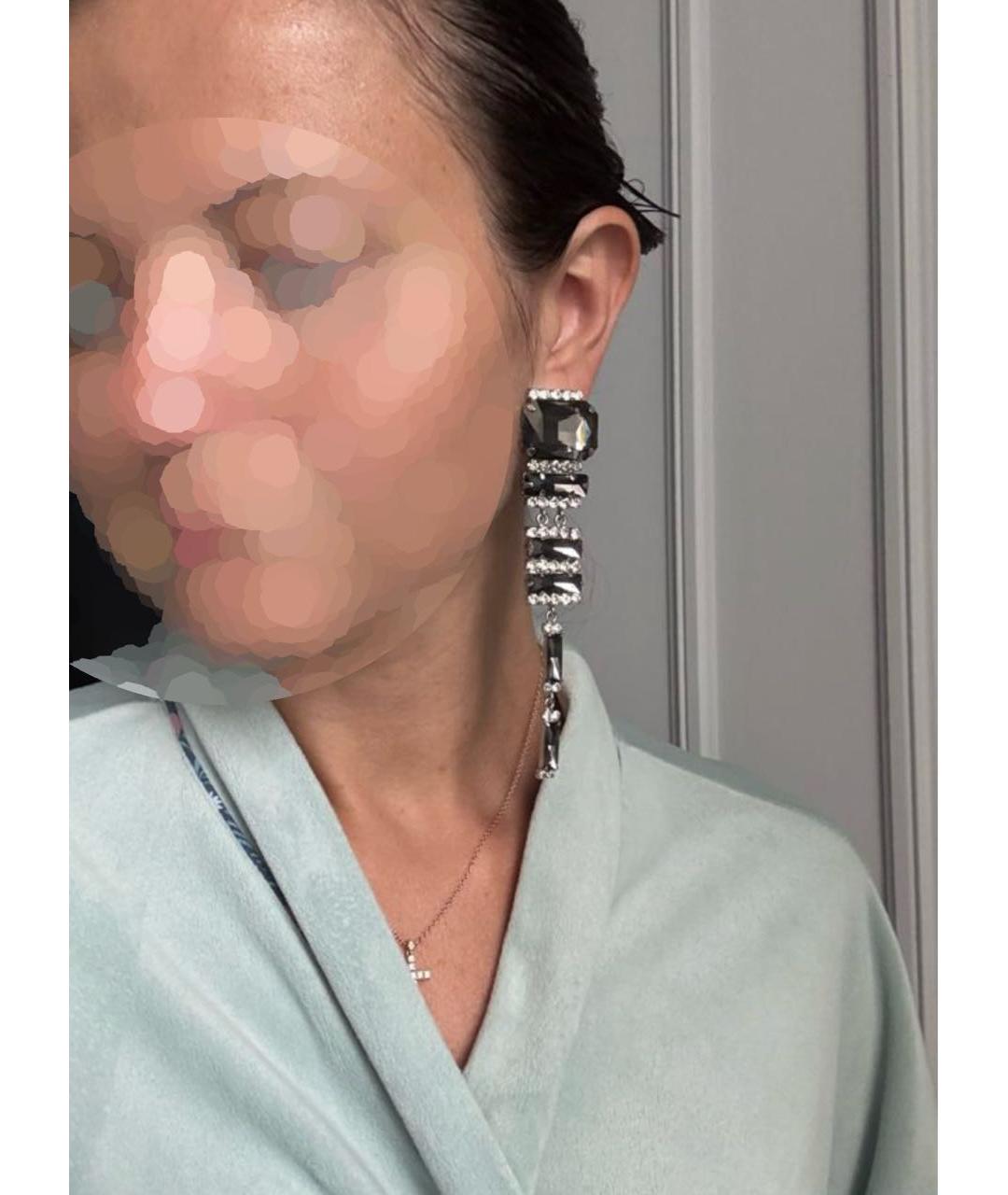 WEEKEND MAX MARA Серебряные металлические клипсы, фото 8