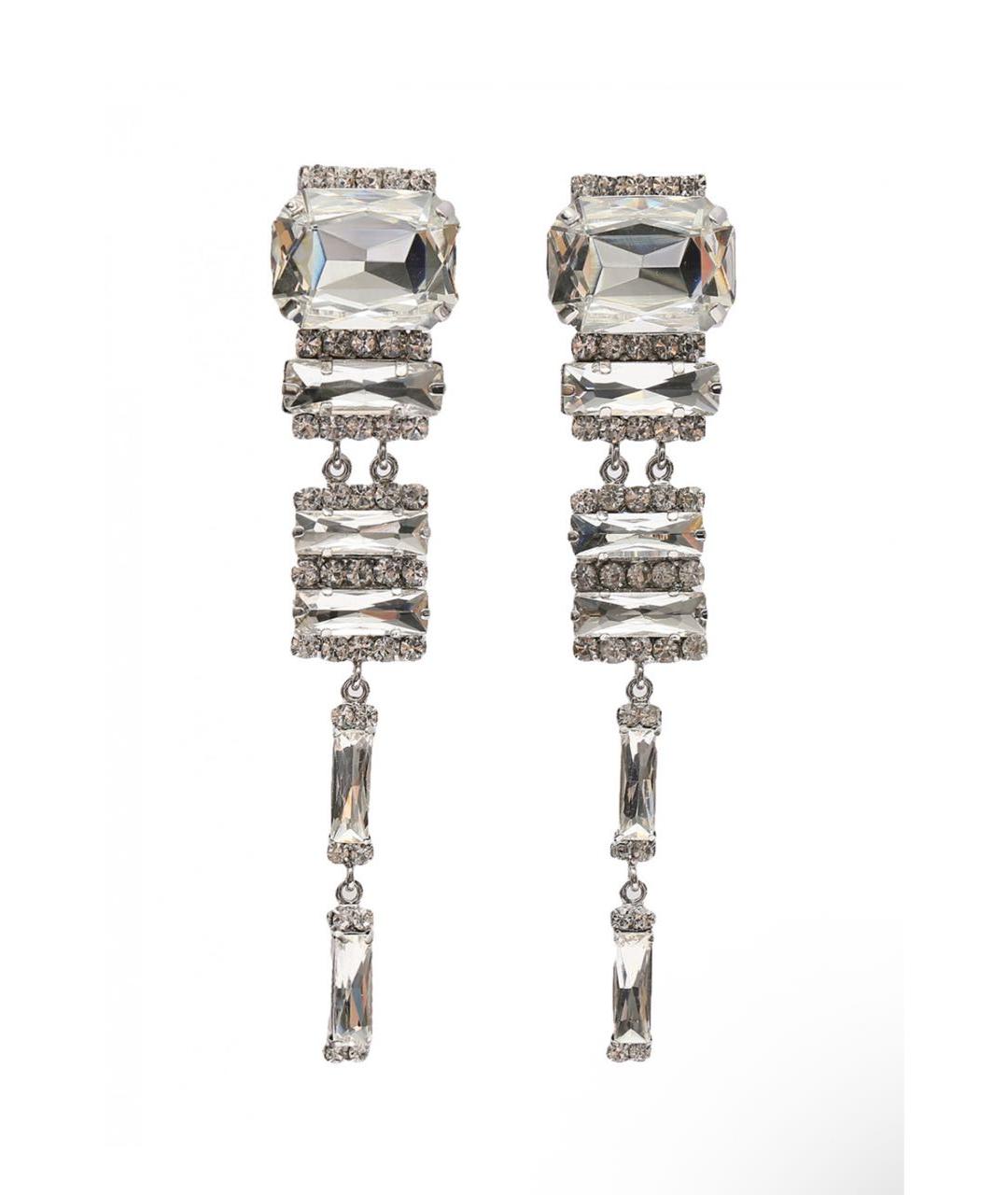 WEEKEND MAX MARA Серебряные металлические клипсы, фото 1