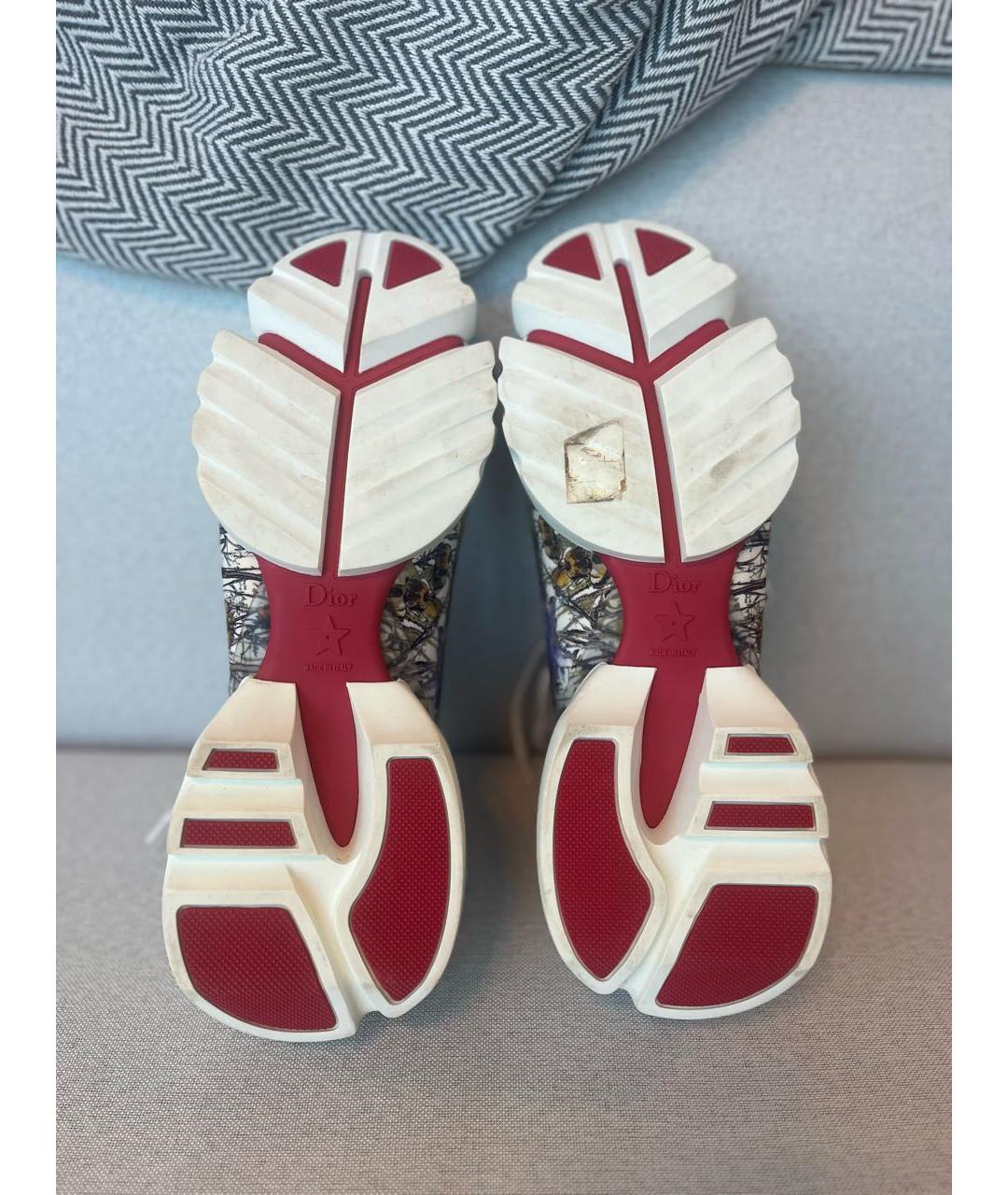CHRISTIAN DIOR Мульти кожаные кроссовки, фото 5
