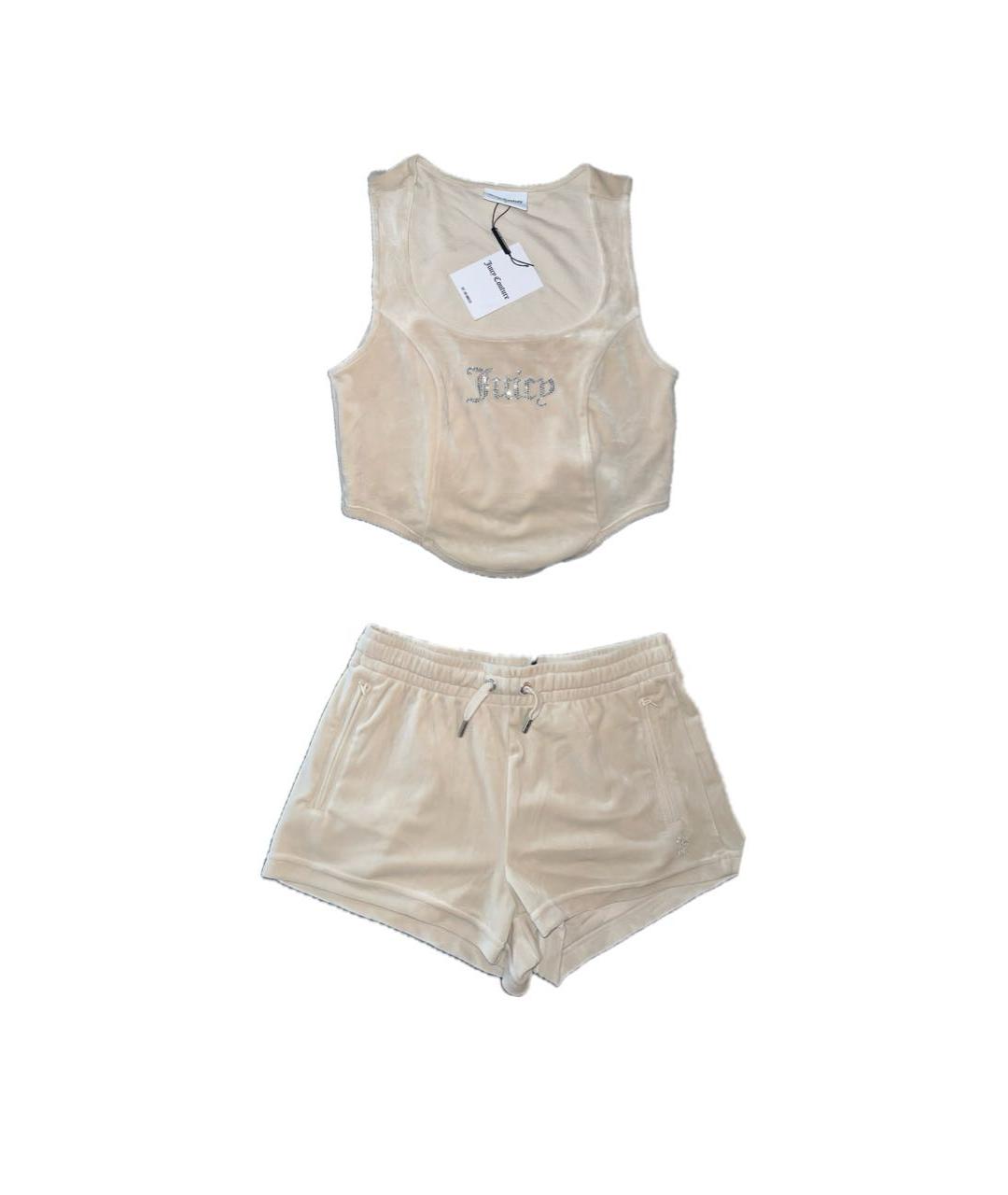 JUICY COUTURE Бежевый полиэстеровый спортивные костюмы, фото 1
