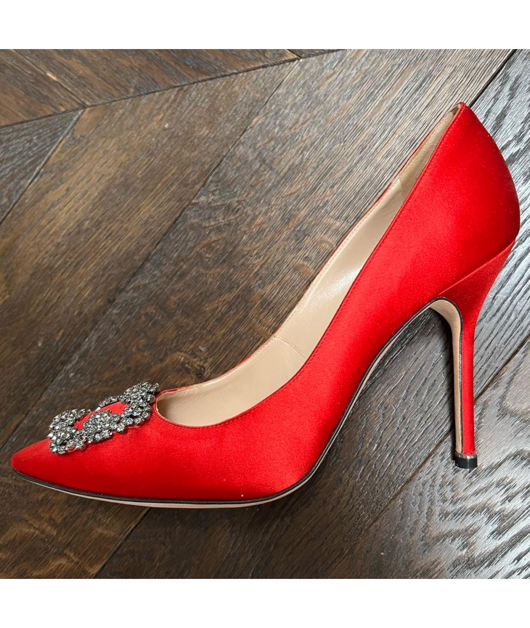 MANOLO BLAHNIK Красные туфли, фото 9