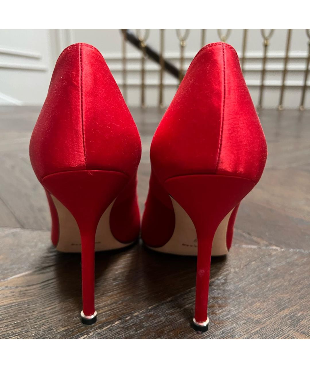 MANOLO BLAHNIK Красные туфли, фото 4