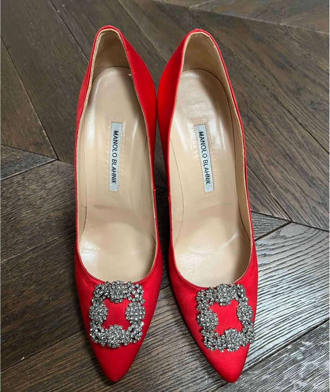 MANOLO BLAHNIK Красные туфли, фото 2