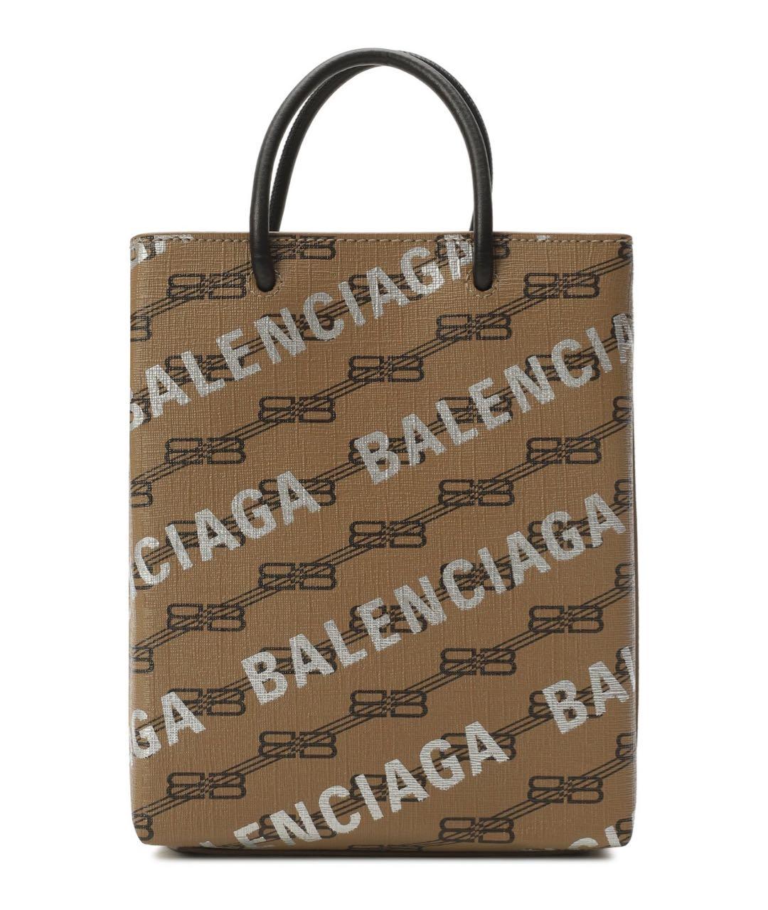BALENCIAGA Коричневая сумка тоут, фото 1