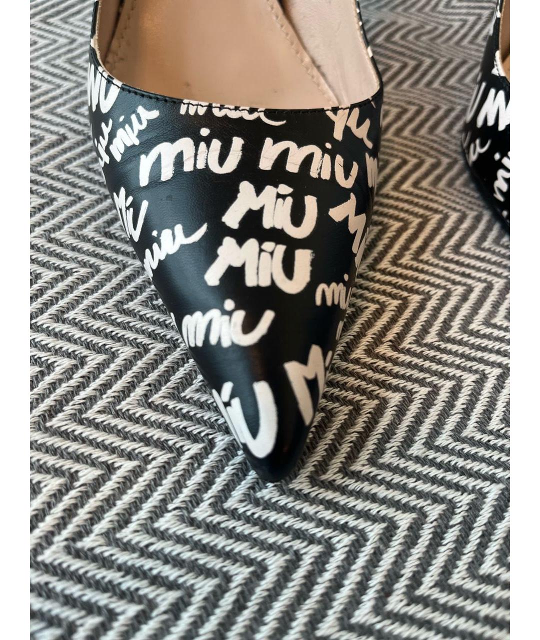MIU MIU Белые туфли из лакированной кожи, фото 2