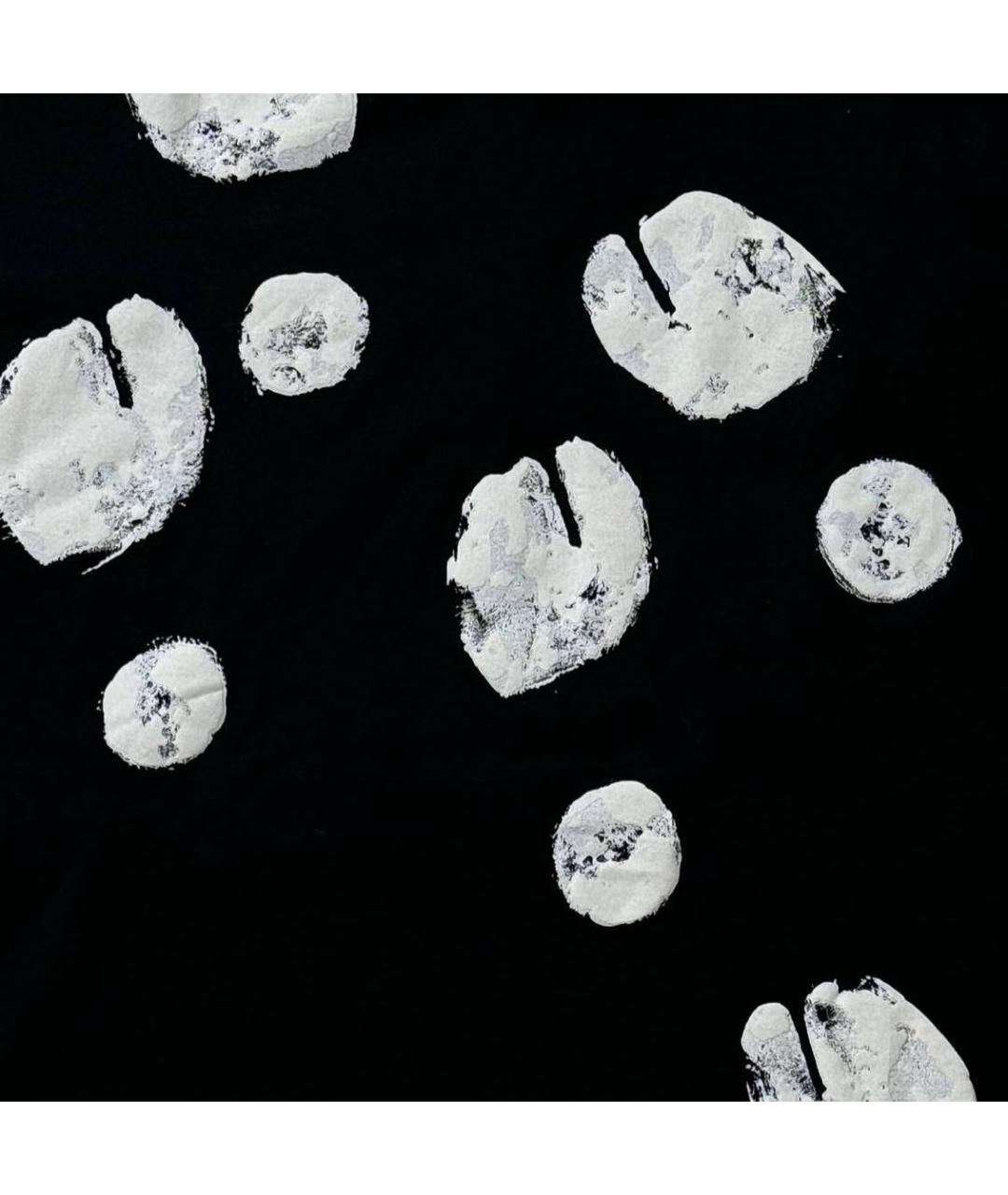 MAISON MARGIELA Черная хлопковая футболка, фото 4