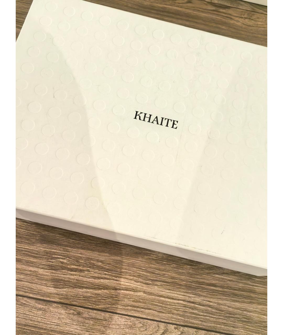 KHAITE Черные кожаные ботинки, фото 7