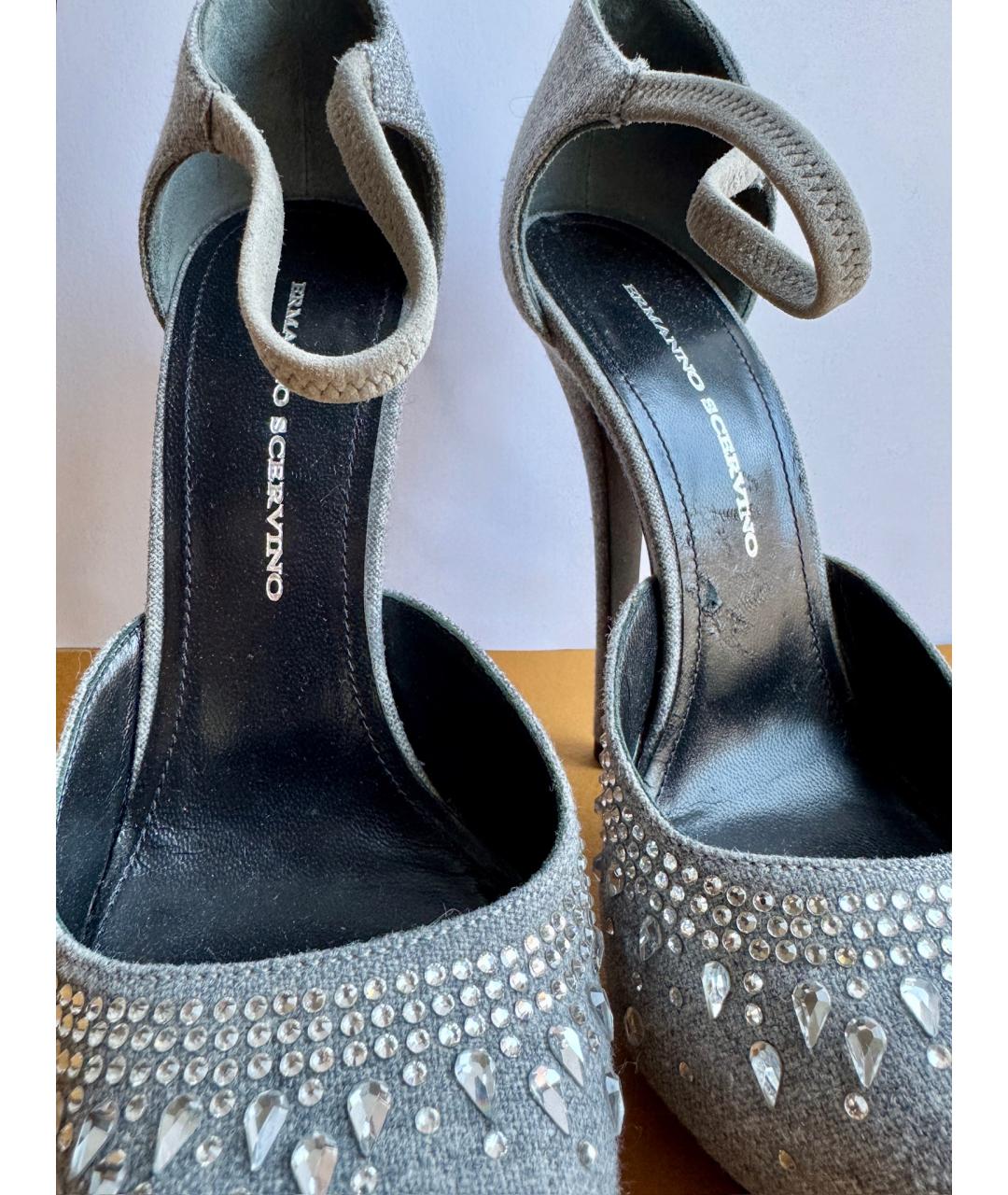ERMANNO SCERVINO Серые туфли, фото 5
