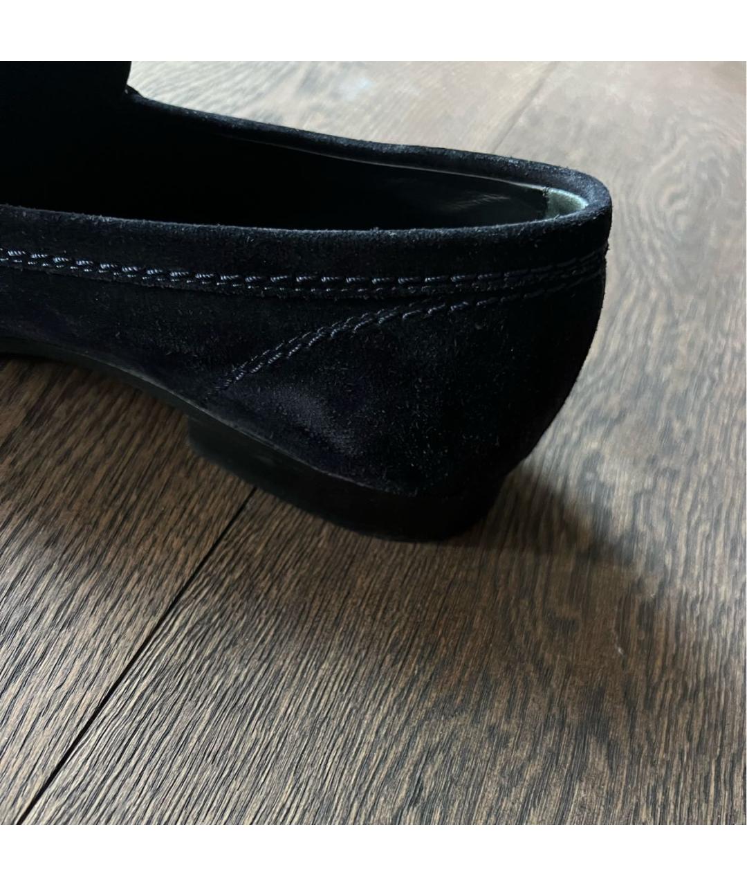 TOD'S Темно-синие замшевые лоферы, фото 6