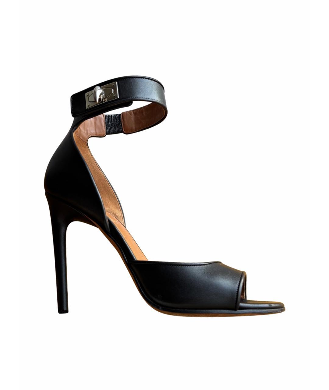 GIVENCHY Черные кожаные туфли, фото 6