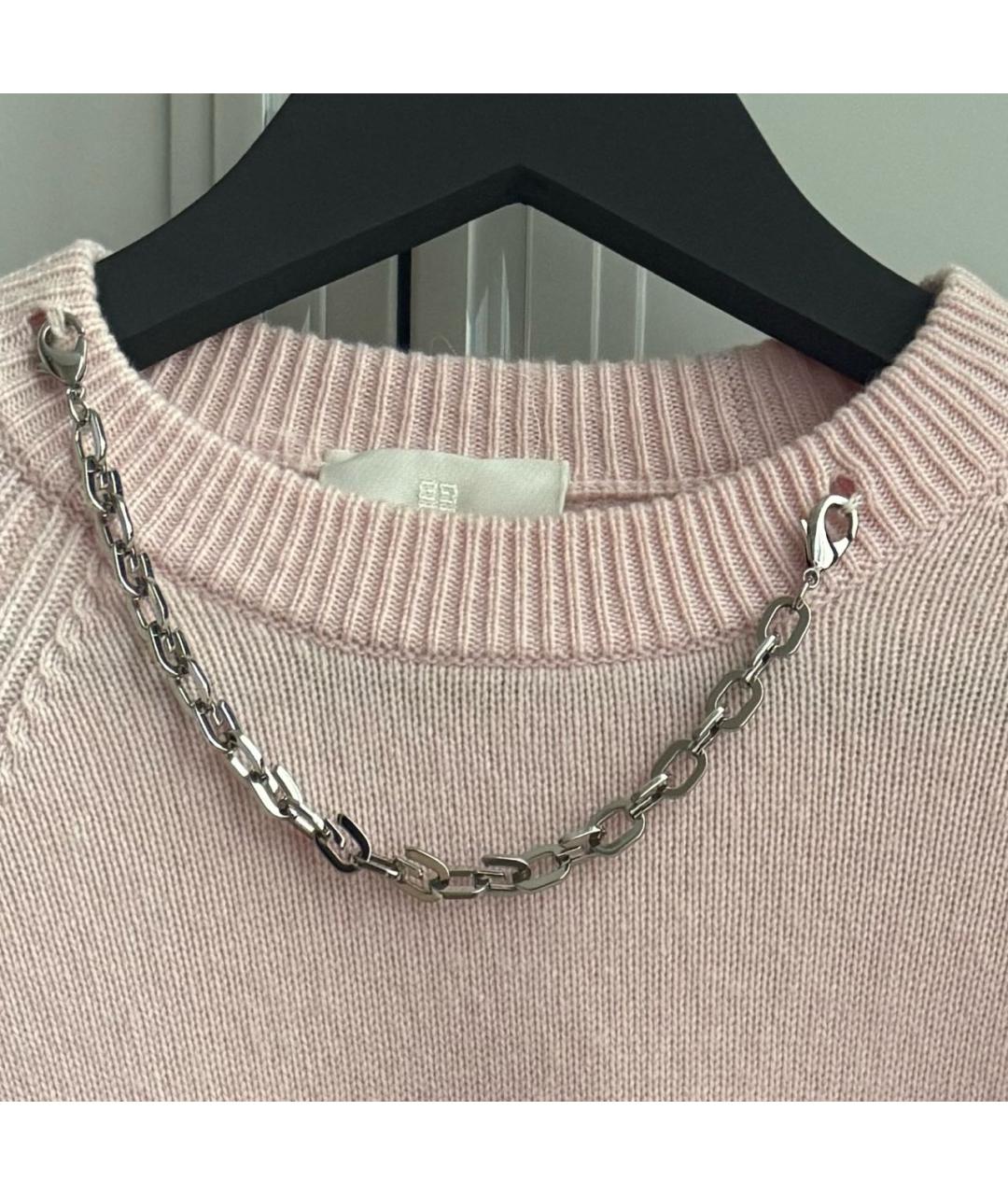 GIVENCHY Розовый кашемировый джемпер / свитер, фото 4
