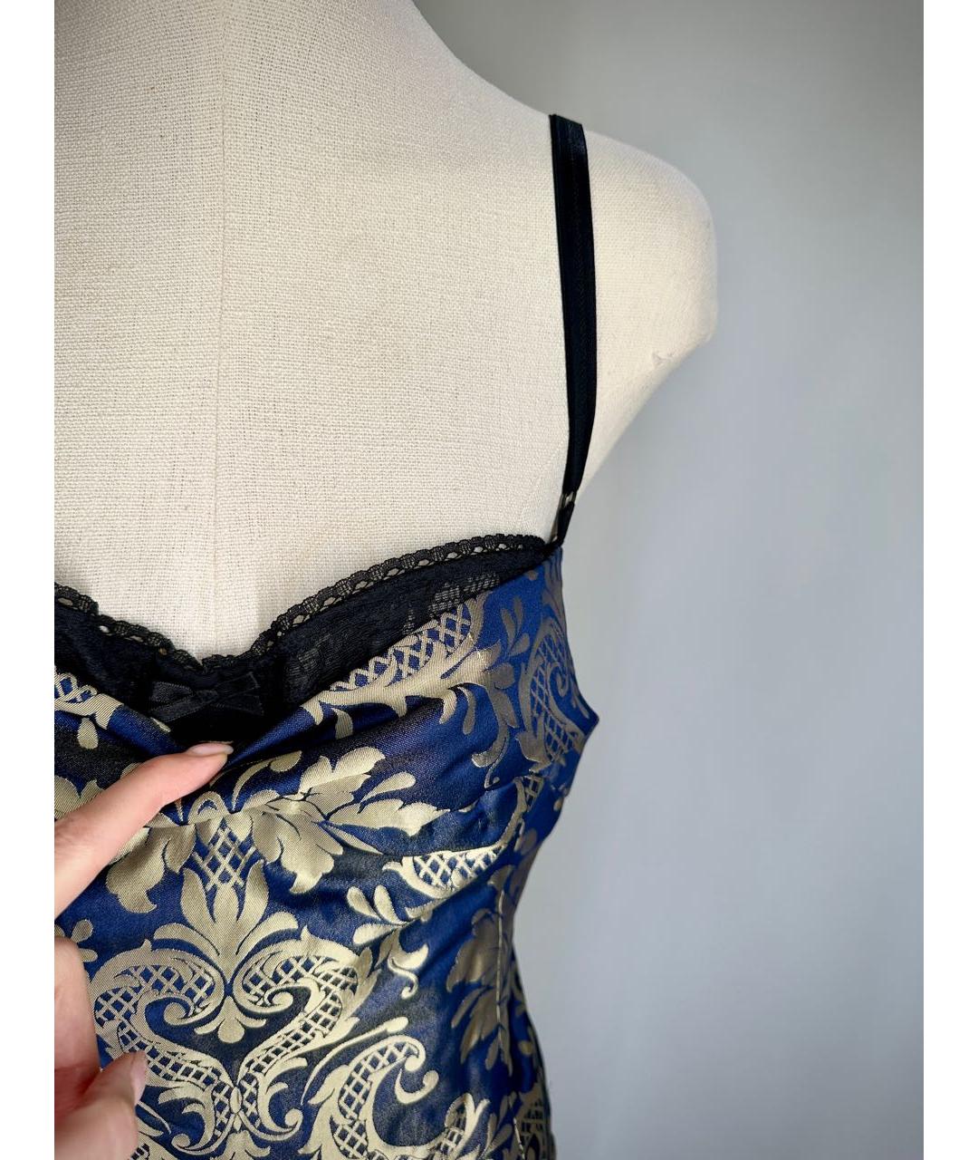 DOLCE&GABBANA Мульти шелковый костюм с юбками, фото 4