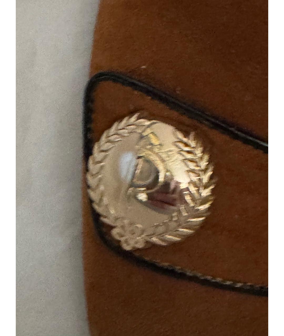 POLLINI Оранжевое замшевые ботильоны, фото 7