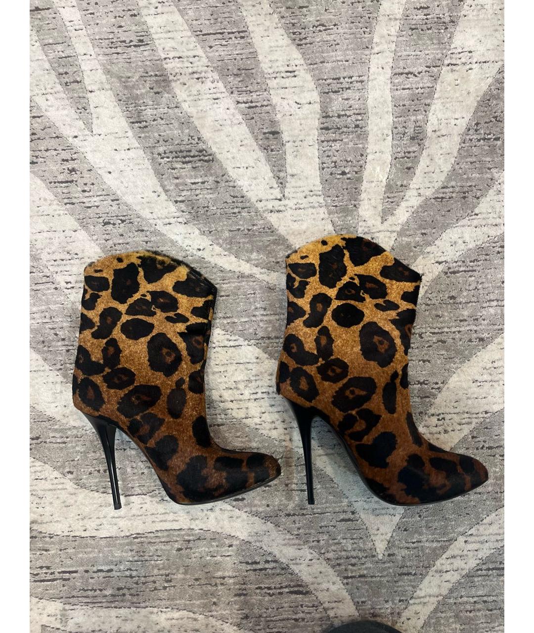 GIUSEPPE ZANOTTI DESIGN Коричневые ботильоны, фото 6
