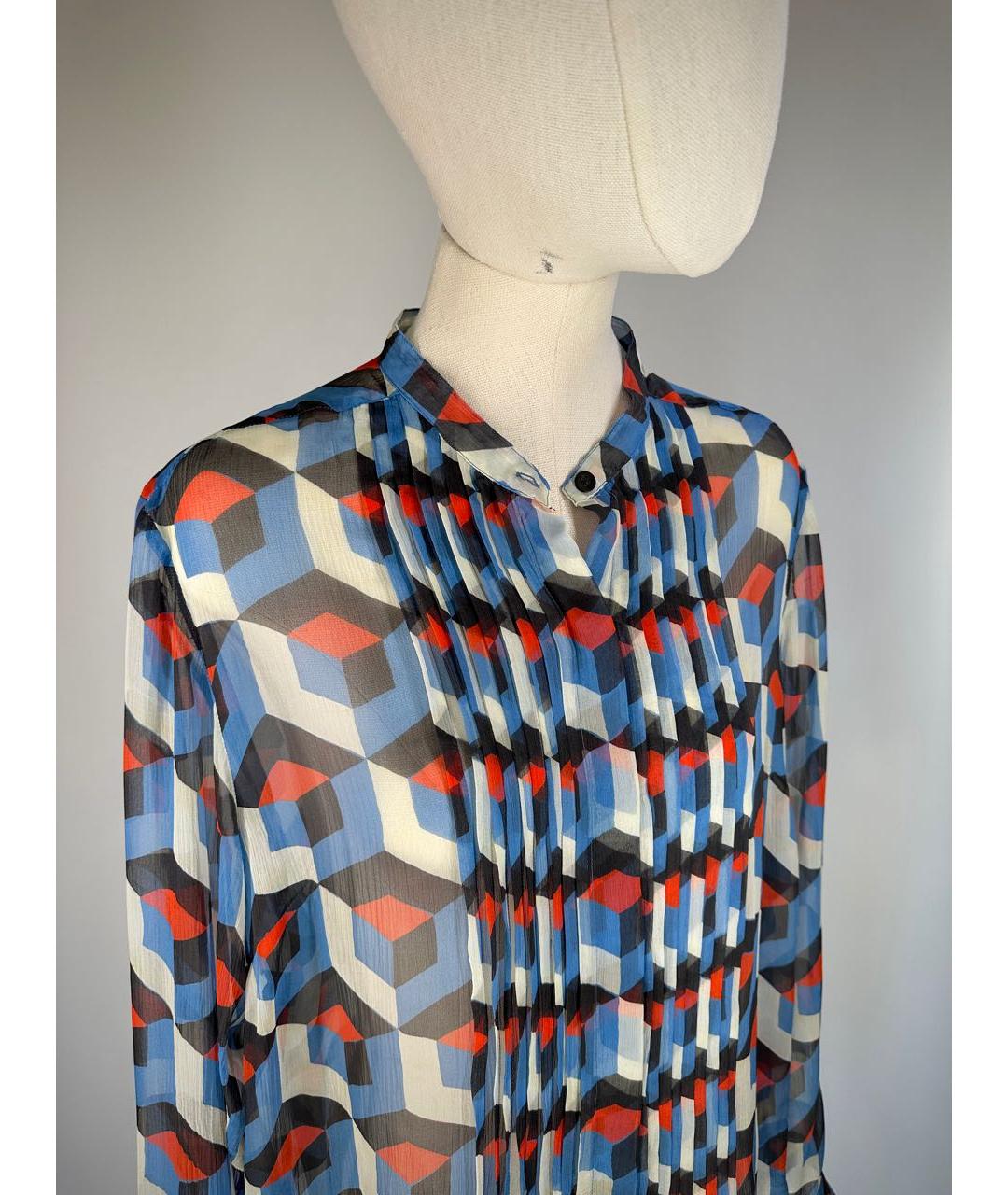 DRIES VAN NOTEN Мульти шелковая блузы, фото 5