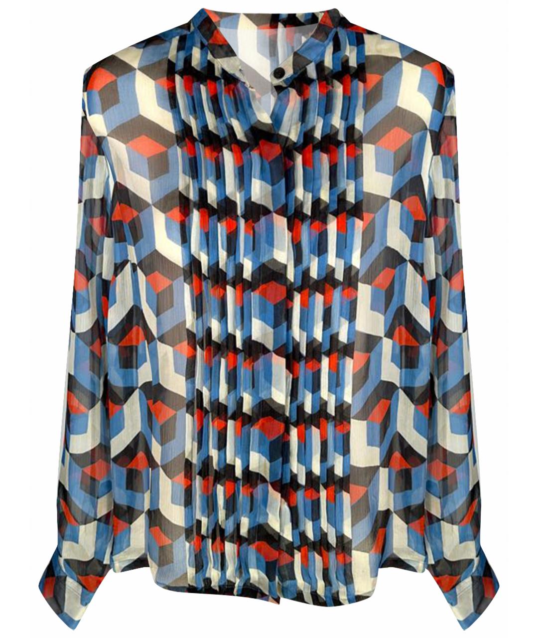 DRIES VAN NOTEN Мульти шелковая блузы, фото 1