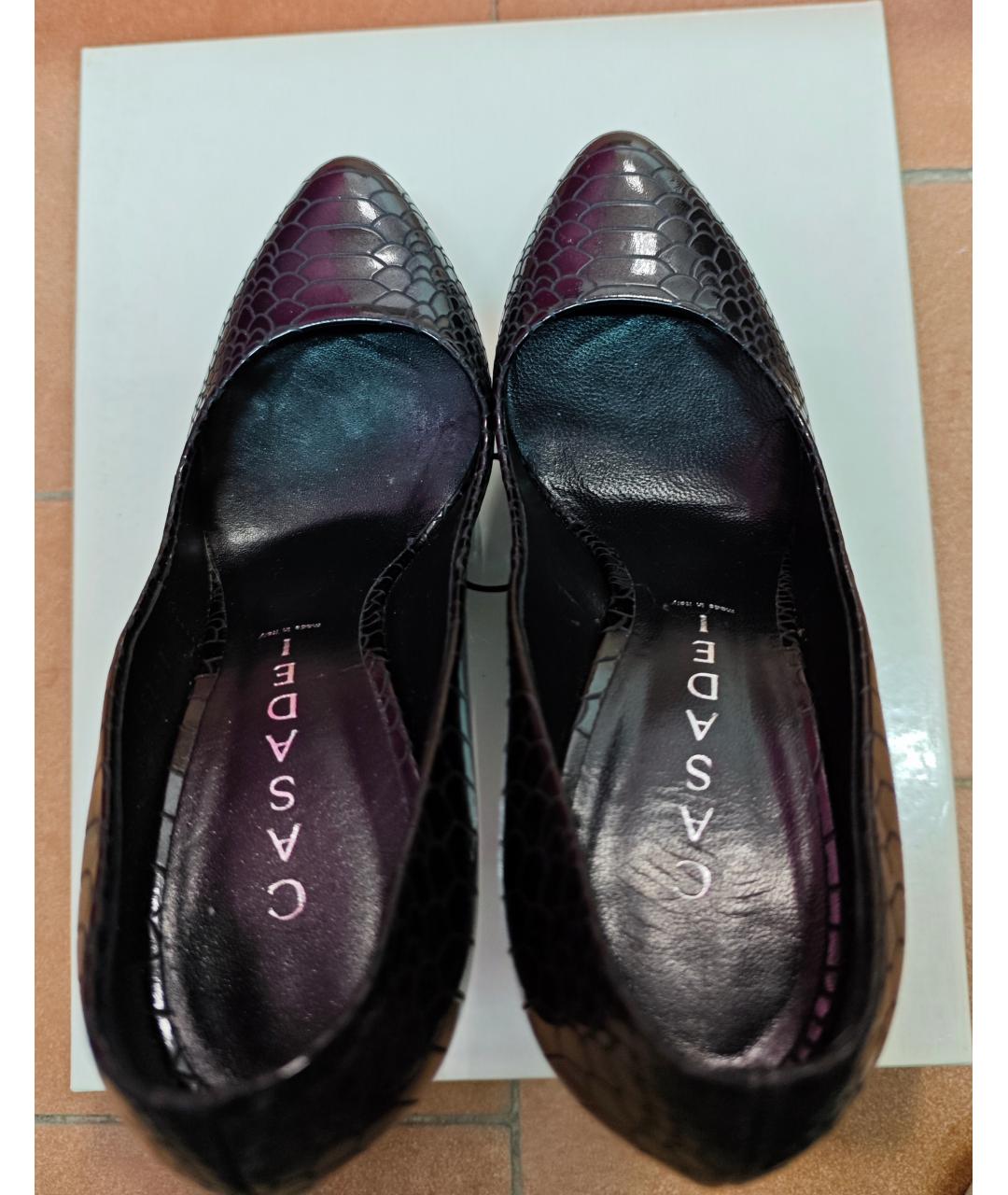 CASADEI Черные кожаные туфли, фото 3