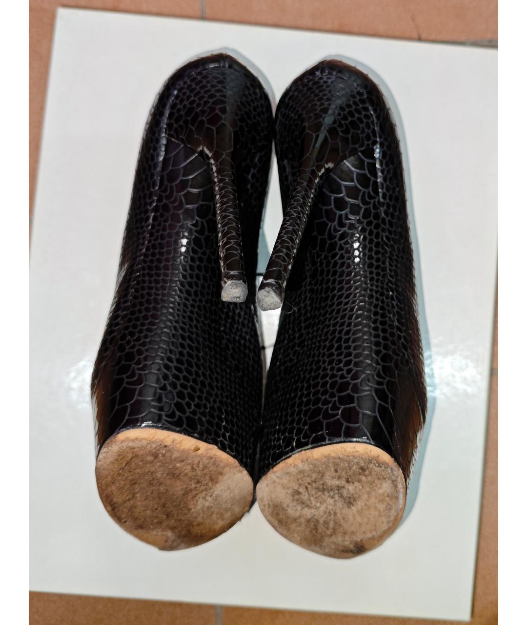 CASADEI Черные кожаные туфли, фото 5